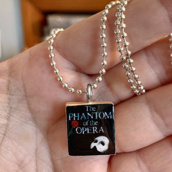 Phantom Of The Opera Scrabble Necklace - Picture 1 of 2